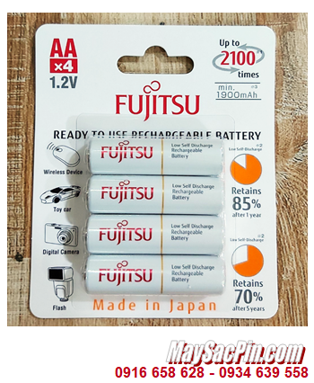 Fujitsu HR-3UTCEX(4B); Pin sạc AA2000mAh 1.2v Fujitsu HR-3UTCEX(4B) Type 2000mA _Min 1900mAh (Japan)